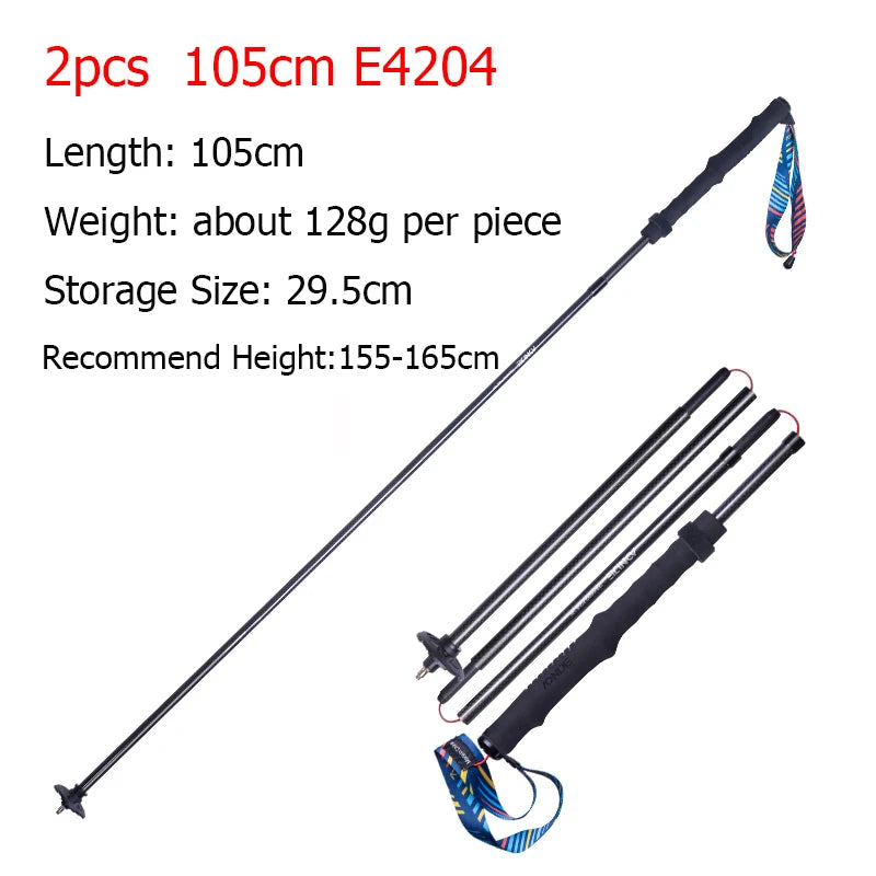 2pcs AONIJIE E4204 Lightweight Folding Trekking Poles – aonijie us